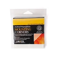 Polypropylene Adhesive Corners - 1.25"
