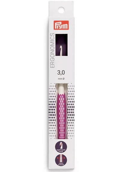 Ergonomic crochet hook - 17cm