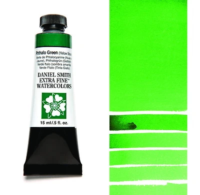 Aquarelle tube vert phtalocyanine (nu. jaune)  s2 - 15ml