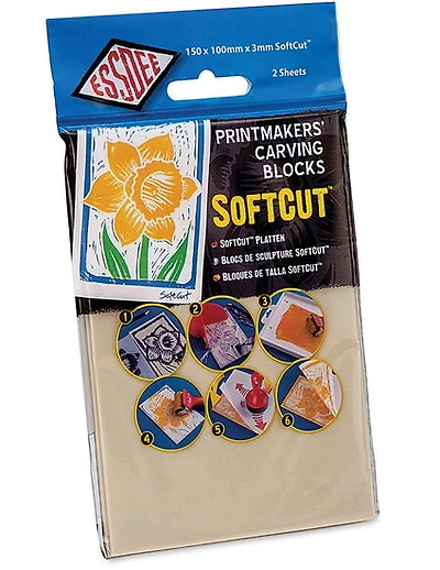 Ens. 2 plaques softcut 3mm - 15x10 cm