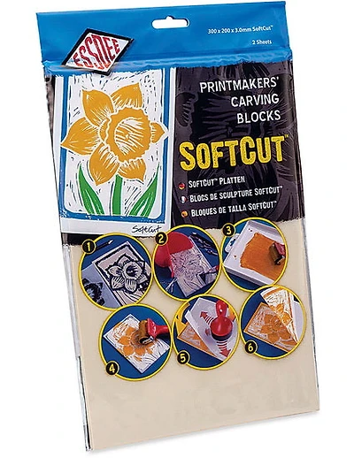 Set of 2 Softcut Sheets 3mm - 20X30cm