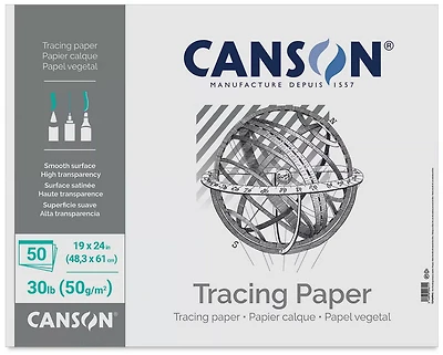 Tracing paper pad - 30lbs - 19x24in (50s)