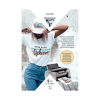 Papier transfert a4 - 5 feuilles