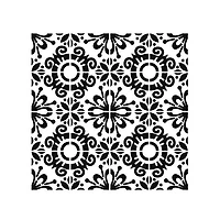 Pochoir  carreaux fantaisie   - 6x6po