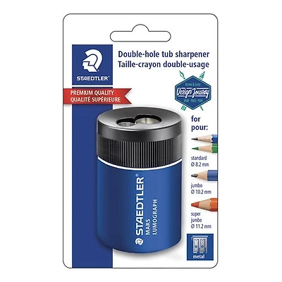 Taille-crayon double usage