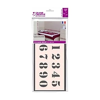 Pochoir - chiffres, 12 x 20 cm