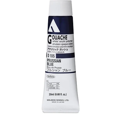 Gouache acryla bleu de prusse série a - 20ml