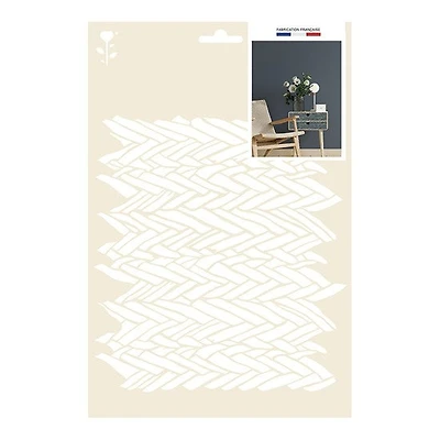 A4 Stencil - Weaving