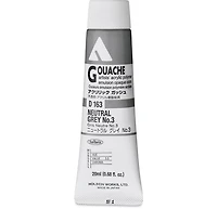 Acryla Gouache Neutral Grey #3 Series A - 20ml