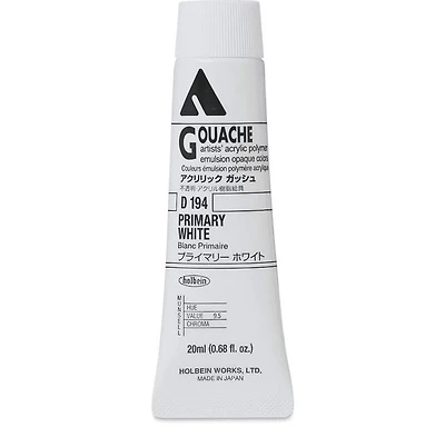 Gouache acryla blanc série a - 20ml