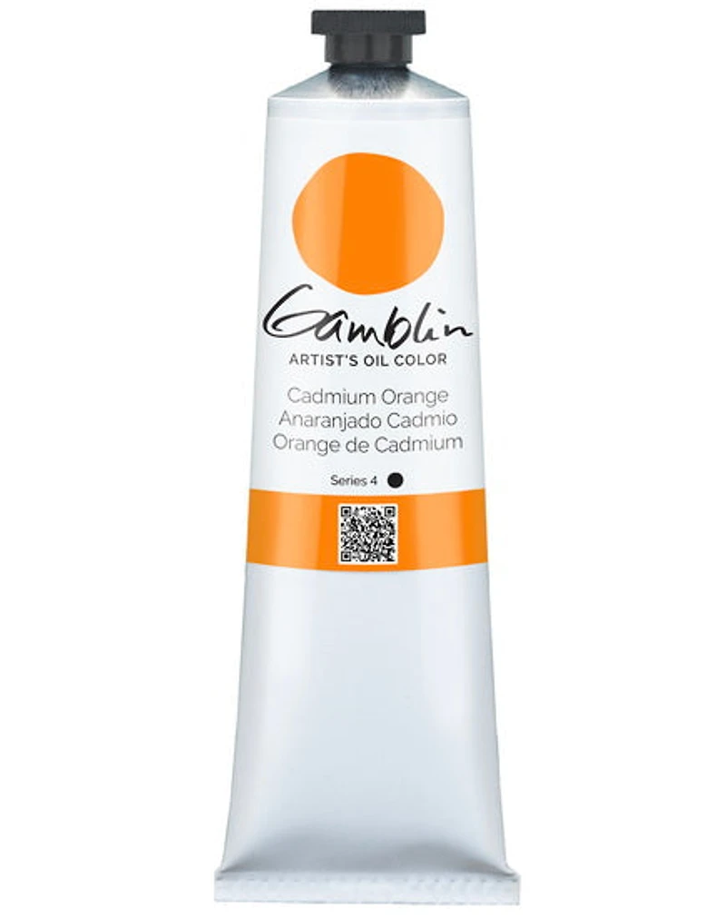 Huile orange cadmium - 150ml série 4