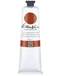 Oil Tube Transparent Earth Red - 150ml Series  3