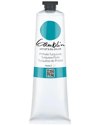 Huile turquoise phtalo - 150ml série 2