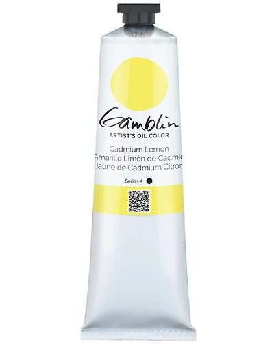 Huile jaune cadmium citron - 150ml série 4