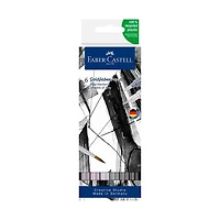 Ens. 6 marqueurs double pointe goldfaber aqua tons de gris