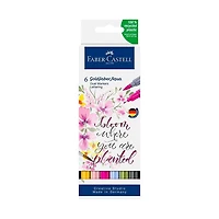 Ens. 6 marqueurs double pointe goldfaber aqua lettrage