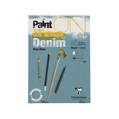 Bloc collé techniques mixtes paint'on