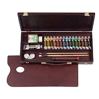 Ens. huile rembrandt coffret traditional