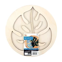 Plaque en bois pour résine feuille