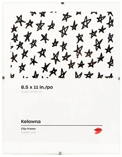 Cadre à clips - 8.5x11po