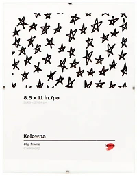 Cadre à clips - 8.5x11po