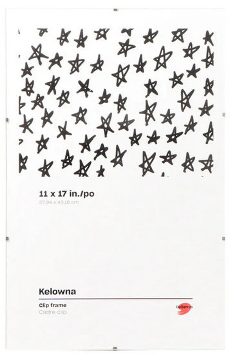 Cadre à clips - 11x17po