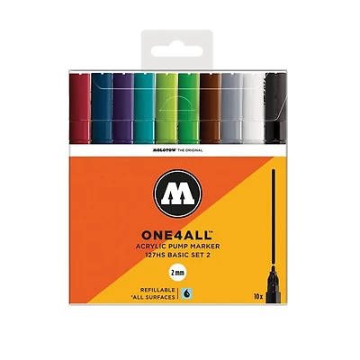 Set of 10 One4all Markers Basics No