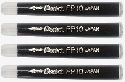 Pqt 4 recharges pour stylo-pinceau