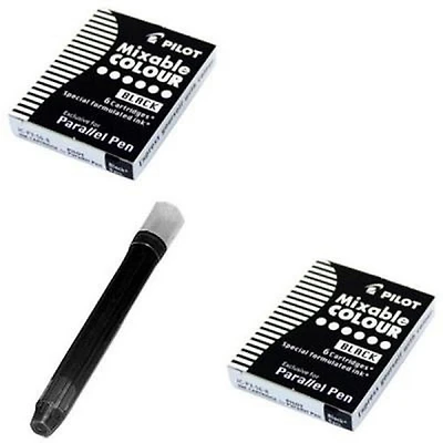 Set of 6 Refill Cartridges Parallel Black
