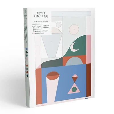 Kit peinture à numéros petit pinceau - « couleurs d'automne »