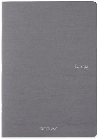EcoQua Staple-Bound Notebook - ANTRACITE - UNI GRAMPERSQUAREMETE