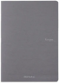 EcoQua Staple-Bound Notebook - ANTRACITE - UNI GRAMPERSQUAREMETE