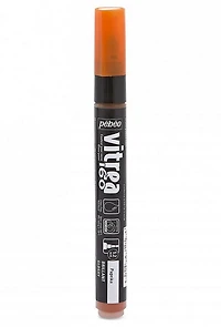 Marqueur verre - vitrea 160 - paprika brillant