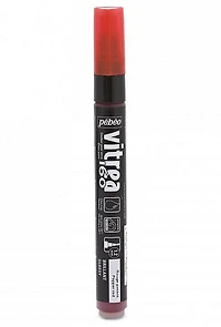 Marqueur verre - vitrea 160 - rouge piment brillant