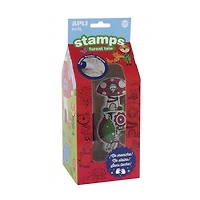 Ens. 7 tampons effaçables - forêt magique