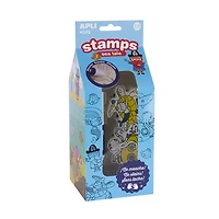 6-Pack Erasable Kids Stamps - Sea Tale