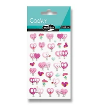 Autocollants *cooky* coeurs