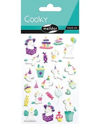 **Stickers *cooky* birthday unicorn