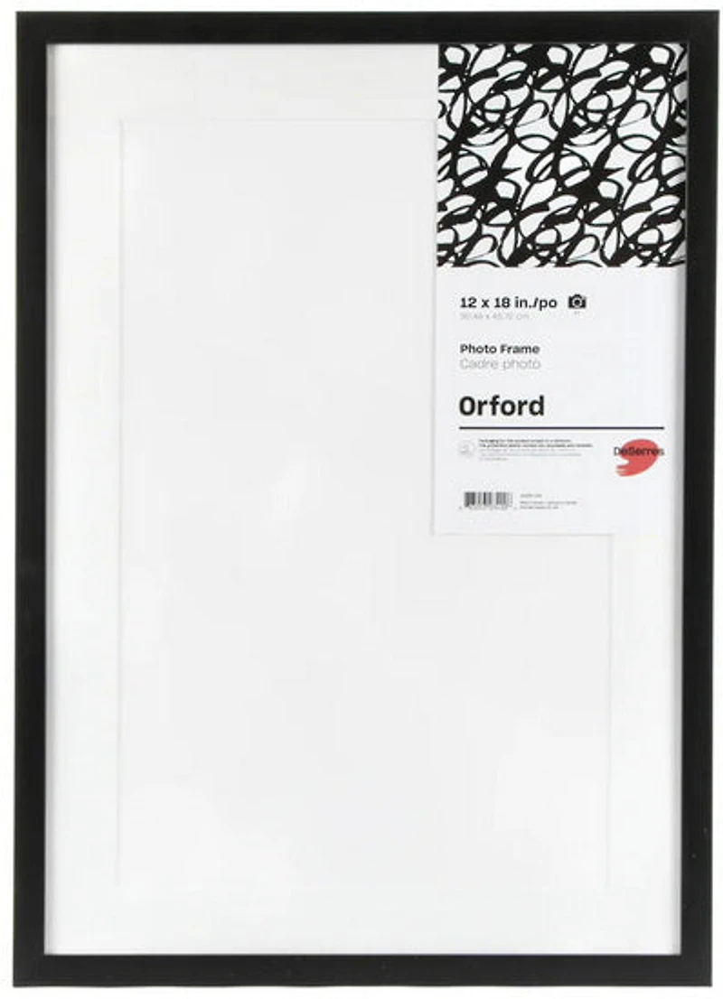 Cadre musée noir - 15x21po pp 12x18po