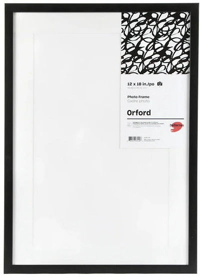 Cadre musée noir - 15x21po pp 12x18po