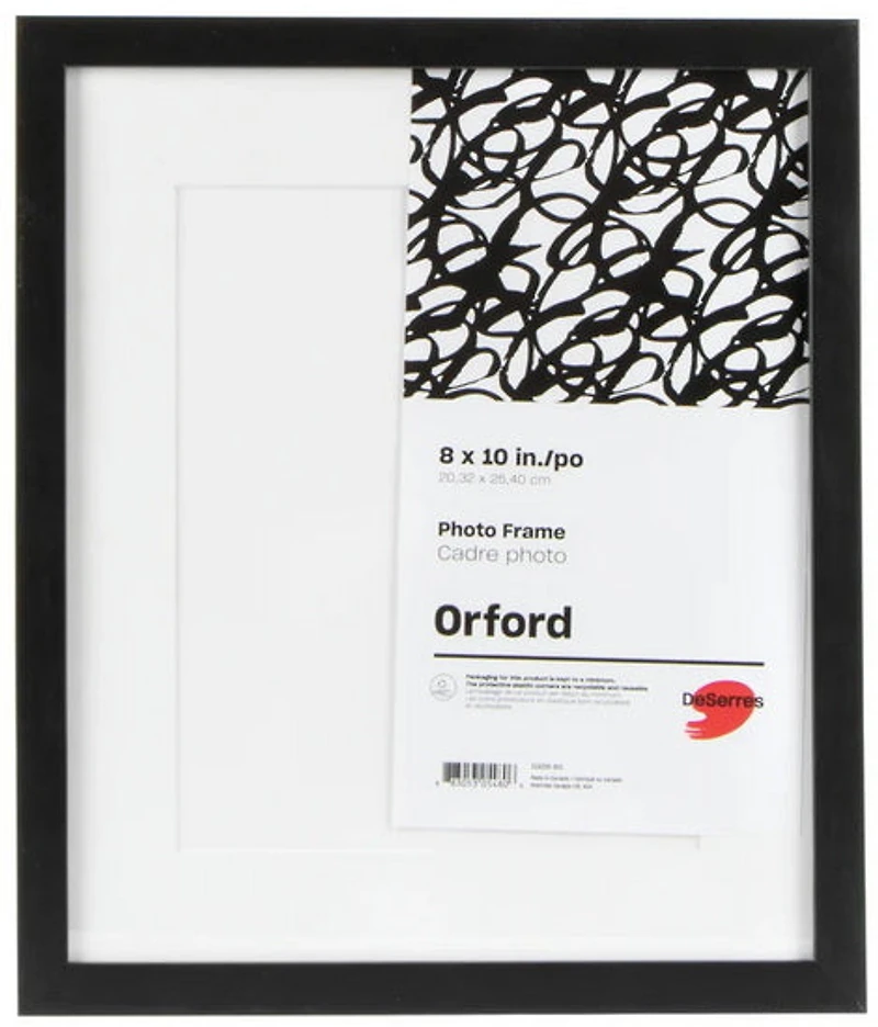 Museum Frame Black -11x13" mat 8x10"