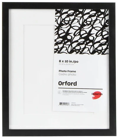 Cadre musée noir - 11x13po pp 8x10po