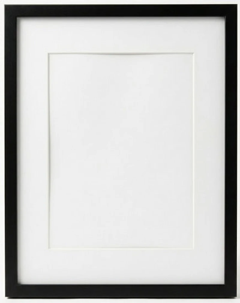 Cadre musée noir - 11x14po pp 8.5x11po