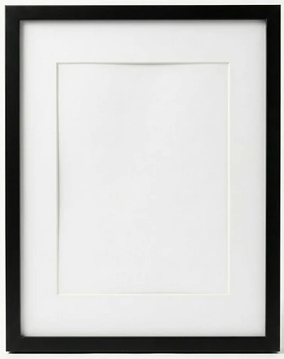 Cadre musée noir - 11x14po pp 8.5x11po