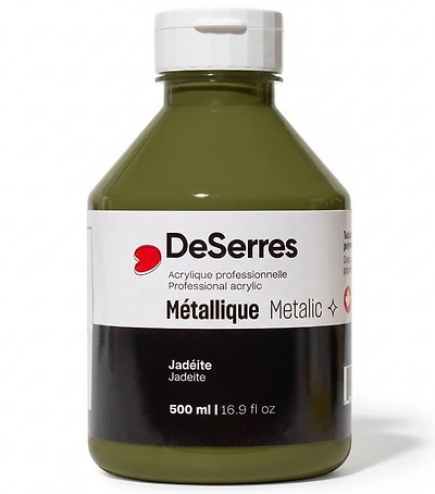 Acrylique liquide jadéite métallique - 500ml
