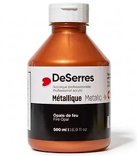 Acrylique liquide opale de feu métallique - 500ml