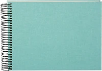Bella Vista Photo Album &mdash 40 pages 24 x 17 cm Aqua blanc