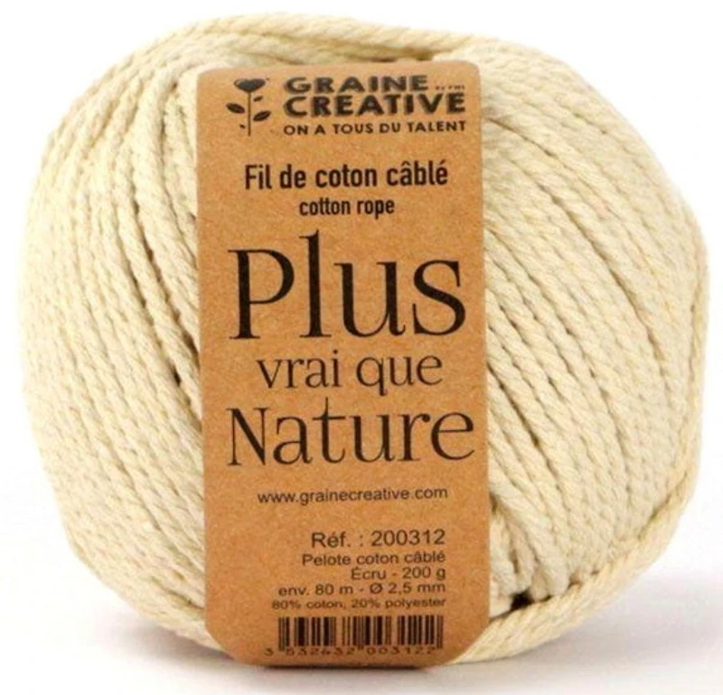 Cotton Rope - NATURAL