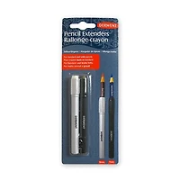 Set of 2 derwent pencil extenders 7 and 9mm