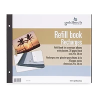 Photo Album Black Paper Refills